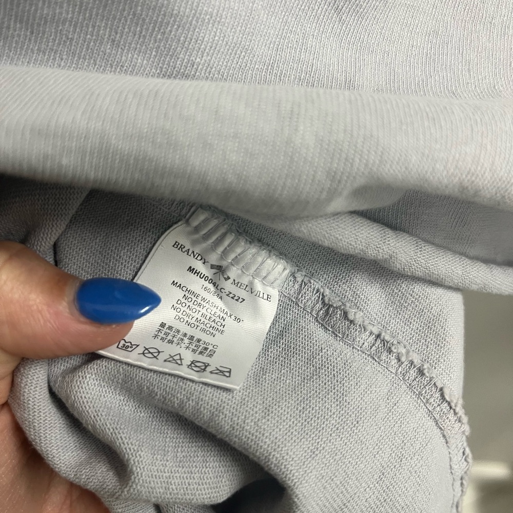 Brandy Melville Gray Yosemite Crop Top - Picture 5 of 5